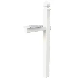 Whitley Plastic Crossarm Convertible Mailbox Post