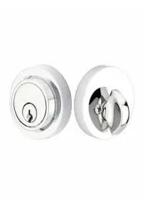 Emtek 8467US10B Modern Single Cylinder Keyed Entry Deadbolt