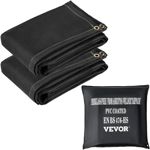 VEVOR Fire Blankets, 2 Pack Welding Blankets, 8&#039; x 10&#039;?&amp;nbsp;Fire Suppression Bl