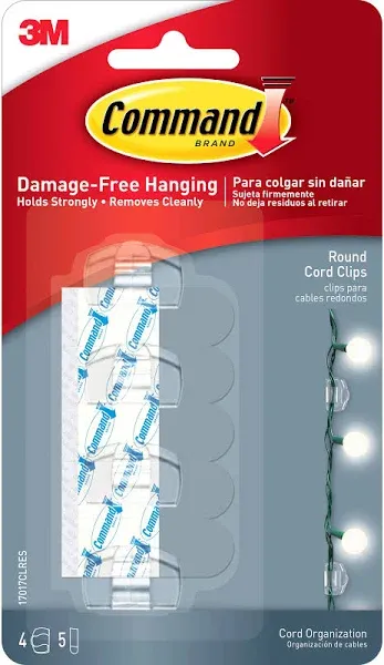 Command Round Cord Clips