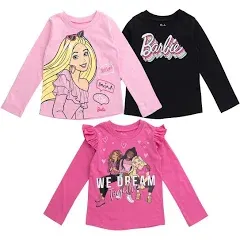 Barbie Girls 3 Pack T-Shirts