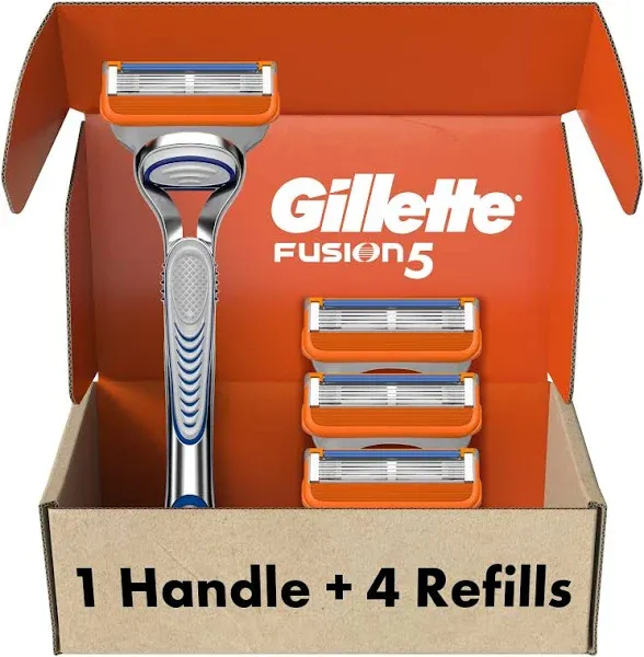 Gillette Fusion 5 Shavers + 11 Razor Blades Blades Wet Shaver Nail New Original Packaging