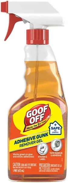 Goof Off Remover Adhesive Gunk Gel 16oz