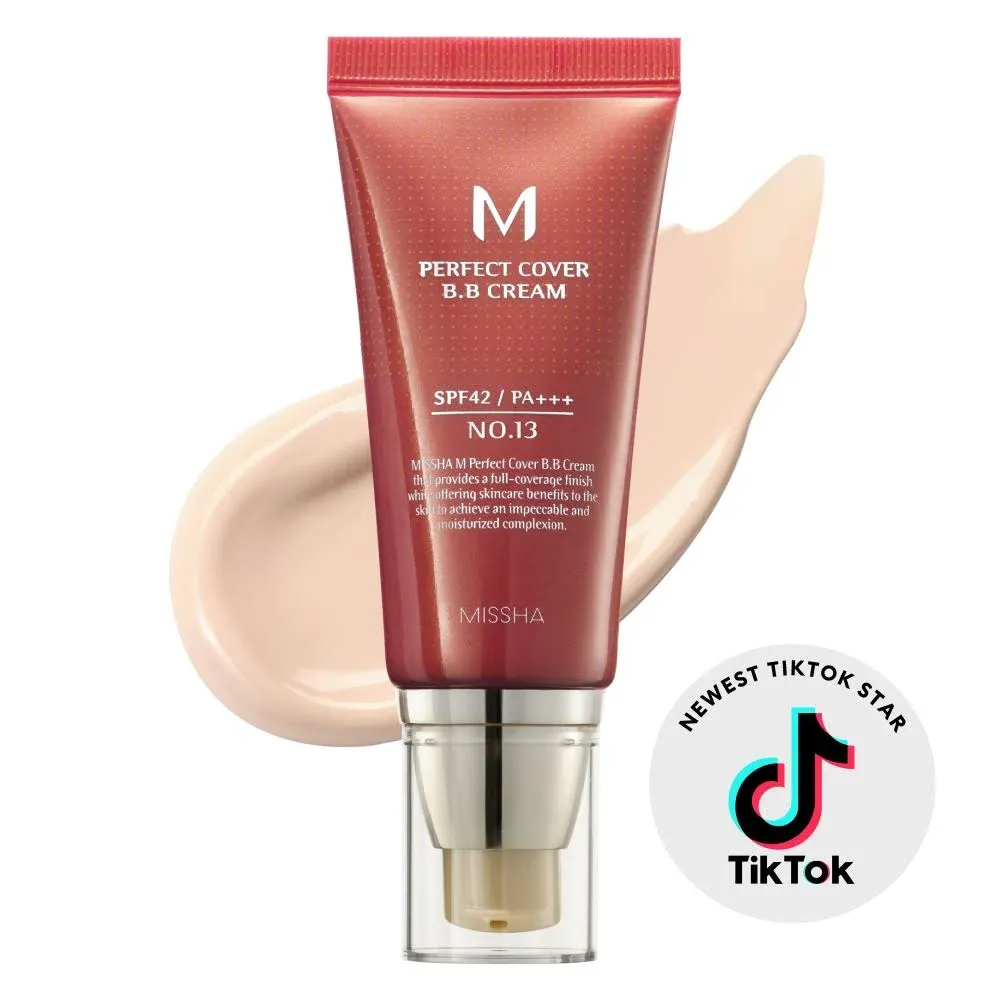 Missha M Perfect Cover BB Cream 50ml (SPF42 PA+++) - Korean Makeup