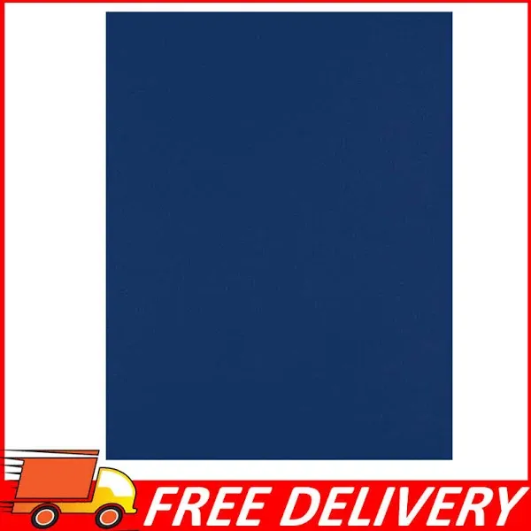 8 1/2 x 11 Cardstock Navy 50 Qty.