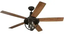 Craftmade NSH565 Nash 56&#034; 5 Blade Ceiling Fan - Brown