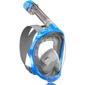 QingSong Full Face Snorkel Mask for Adults, Snorkeling Gear with Camera Mount