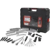 Craftsman 230-Piece Silver Finish Standard Metric Mechanics Tool Set