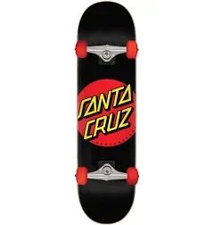 Santa Cruz 8.0 Classic Dot Complete Skateboard Black / Red