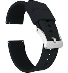 Barton Watch Bands Black | Elite Silicone