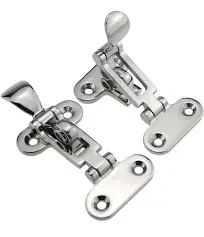 keehui Pair Marine grade 316 Stainless Steel Anti-Rattle Lockable Hold Down Clamp Latch