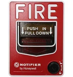 HONEYWELL NOTIFIER NBG-12L DUAL ACTON PULL STATION W/ KEY