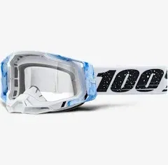 100% 100% 50009-00020 Racecraft 2 Mixos Goggles OSFM White