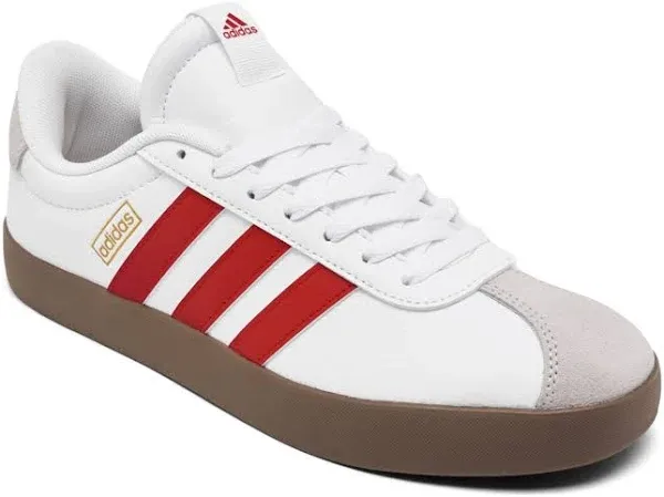 Adidas VL Court 3.0 Sneaker | Women's | White/Red | Size 10 | Sneakers