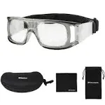 Andux Basketball Soccer Football Sports Protective Eyewear Goggles Eye Grey 