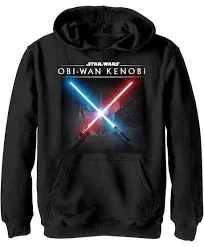 Star Wars Boy's Lightsaber Dark Side vs Jedi Clash Hoodie