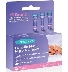 Lansinoh HPA Lanolin Skin Protectant Minis - 3 pack