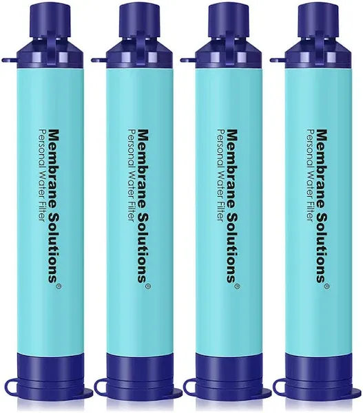 Membrane Solutions Straw Water Filter Survival Filtration Portable Gear