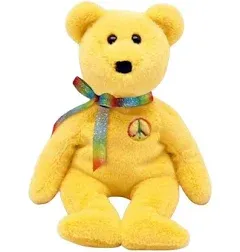 Beanie Baby Peace Bear II