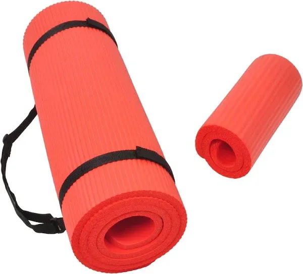 Fitvids 1/2-Inch Extra Thick High Density Anti-Tear Exercise Yoga Mat