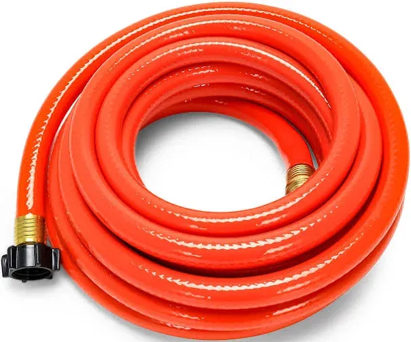 Rhino FLEX 25&#039;, Clean Out Gray/Black Water Hose, 5/8&#034; ID (Camco# 22990)