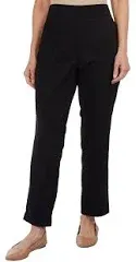 Coral Bay Womans 30 in. Solid Tummy Control Pocket Pant