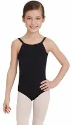 Capezio Camisole Leotard Adjustable Straps Girls