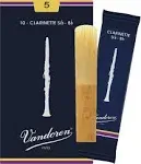 Vandoren Traditional Bb Clarinet Reeds Strength 5 Box of 10