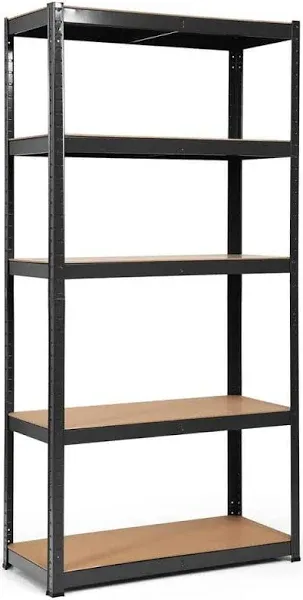 Costway 72'' Heavy Duty Storage Shelf Steel Metal Garage Rack 5 Level Adjustable