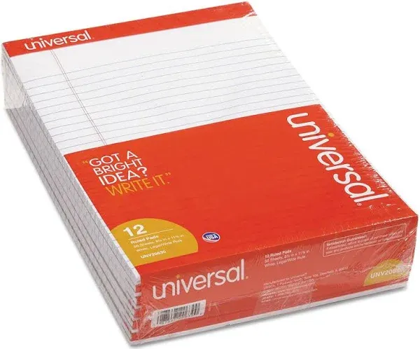 Universal Perforated Edge Writing Pad