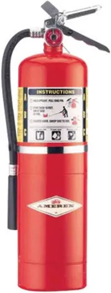 Amerex B456 ABC Dry Chemical Fire Extinguisher with Aluminum Valve, 10 Lb.