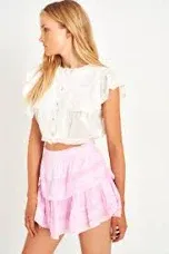 LOVESHACKFANCY Tie Dye Skirt