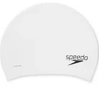 Speedo Long Hair Silicone Swim Cap