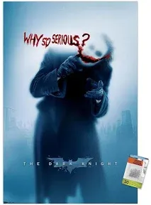 Trends International Dc Comics The Dark Knight The Joker Why So Serious Wall Poster