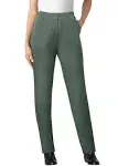 Woman Within Women's Plus Size Straight Leg Ponte Knit Pant - 26 W, Pine