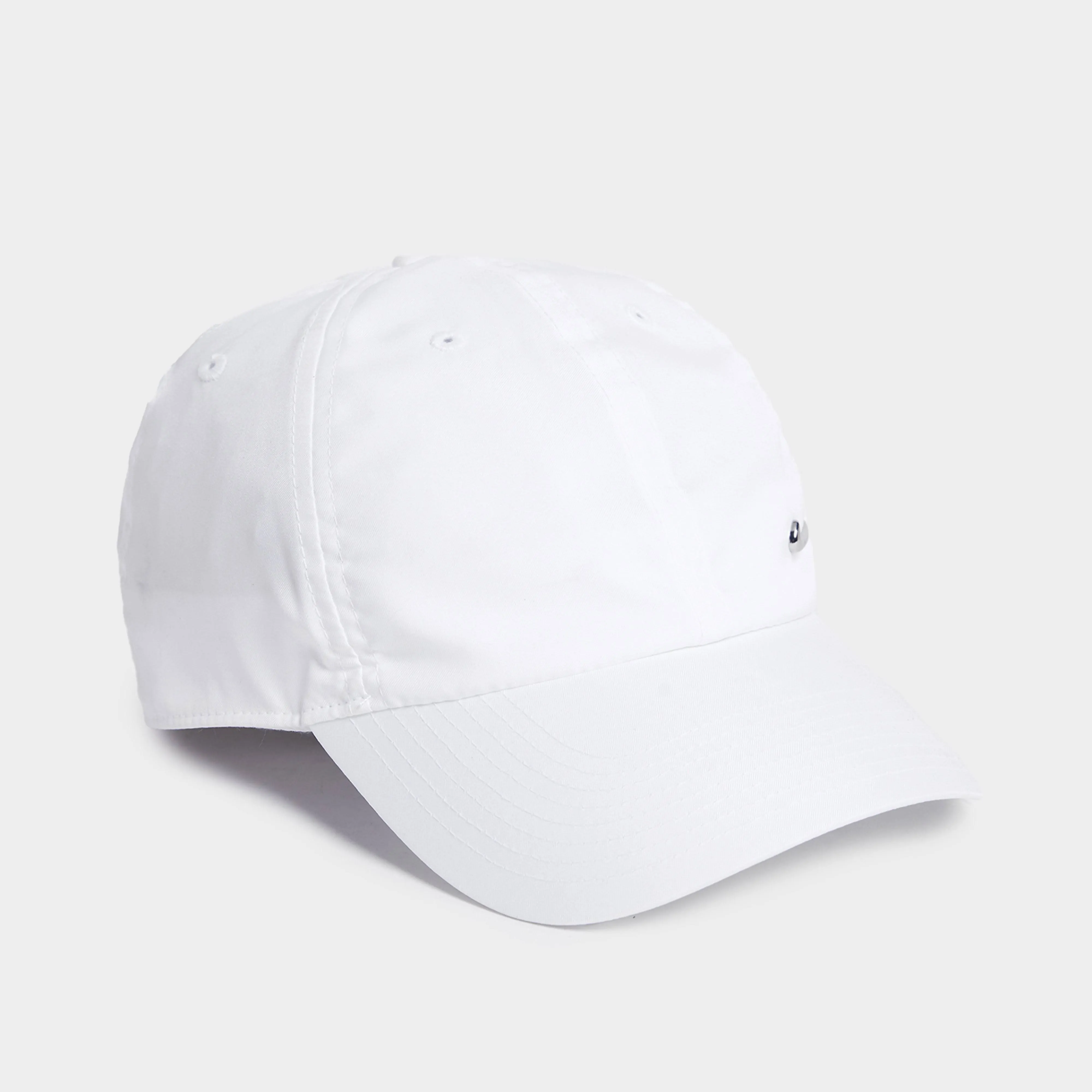 Nike Dri-FIT Club Unstructured Metal Swoosh Cap White, M/L