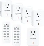 Remote Control Outlet Wireless Light Switch for Household Appliances, Expanda...