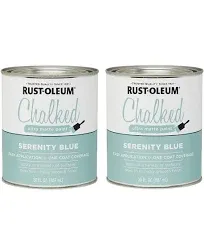 Rust-Oleum Ultra Matte Interior Chalked Paint 30 oz Serenity Blue (2-Pack)