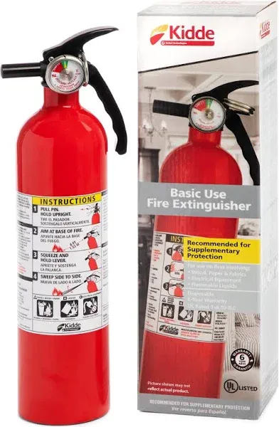 Multipurpose Home Fire Extinguisher, UL Rated 1-A:10-B:C, Model KD82-110ABC