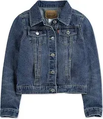 Small ladies/ girls Levi flannel lined jean jacket