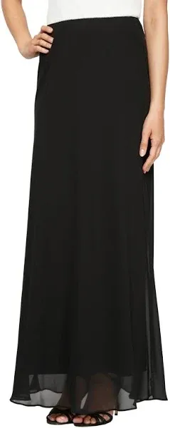 Alex Evenings Women's Long Maxi Skirt (Regular and Petite)