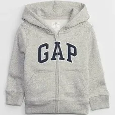 Baby Gap Logo zipup Hoodie Black and Pink size 18-24 months