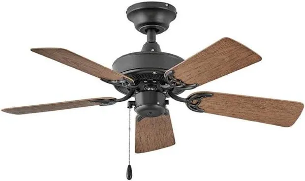 Cabana 36&#034; Indoor/Outdoor Ceiling Fan in Matte Black