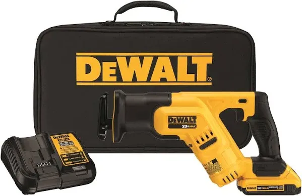 DEWALT DCS387D1 20V Compact Reciprocating Saw Kit