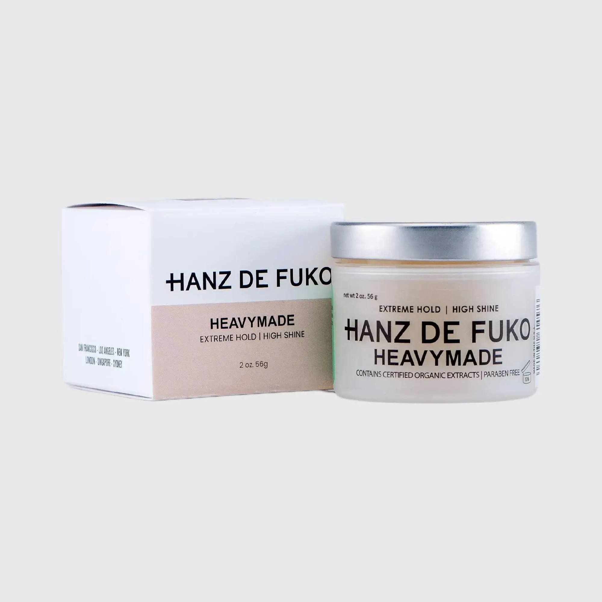 Hanz de Fuko Heavymade – Premium Men’s Hair Styling Pomade – Extreme Hold,... 