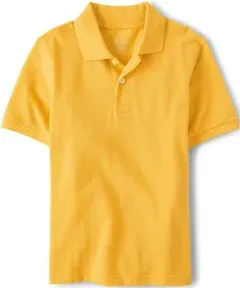 The Children's Place Boys' Uniform Short Sleeve Pique Polo