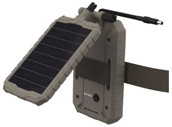 Stealth Cam Durable Sol-Pak Solar 12V Battery Pack