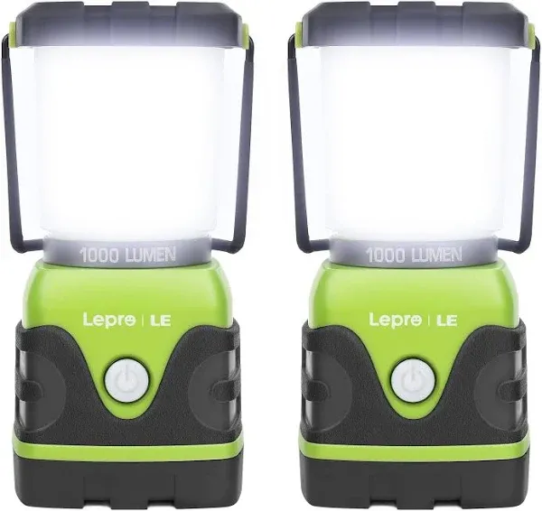 LE 1000LM Battery Powered LED Camping Lantern Waterproof Tent Light with 4 Light Modes