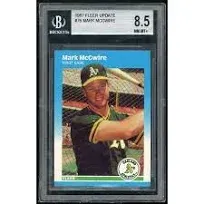 Mark Mcgwire Rookie Card 1987 Fleer Update #u-76 PSA 9