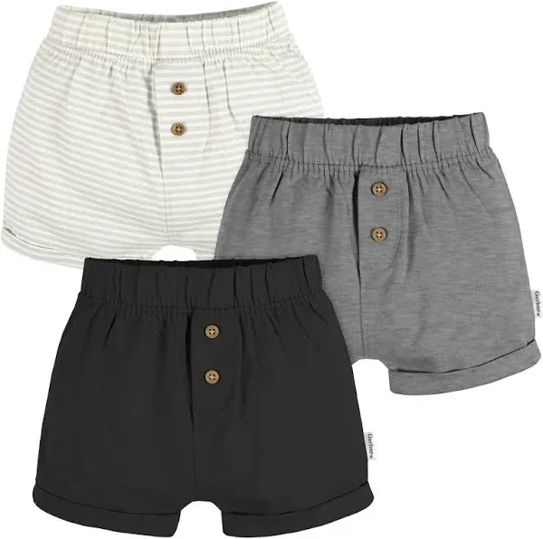 Gerber Baby Neutral Knit Shorts